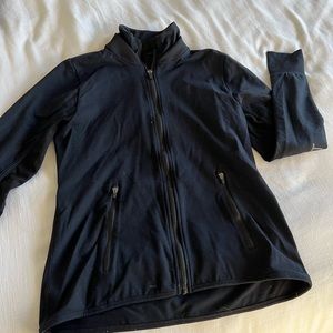 Black full zip athletic jacket-Nine West Active